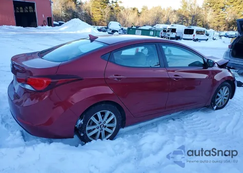 2015 Hyundai Elantra Se from USA, damaged, VIN 5NPDH4AE8FH554877
